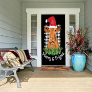 DoorFoto Door Cover Merry and Bright
