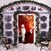 DoorFoto Door Cover Santa Claus Decor