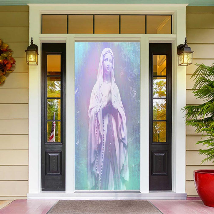 DoorFoto Door Cover Blessed Virgin Mary