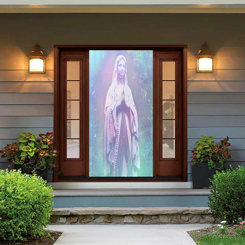 DoorFoto Door Cover Blessed Virgin Mary