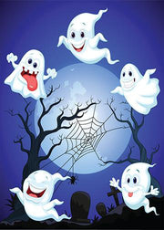 DoorFoto Door Cover Halloween Door Hangers