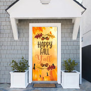 DoorFoto Door Cover Happy Fall Y'all