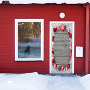 DoorFoto Door Cover Customizable - Festive Christmas