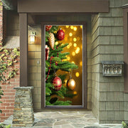 DoorFoto Door Cover Decorated Tree