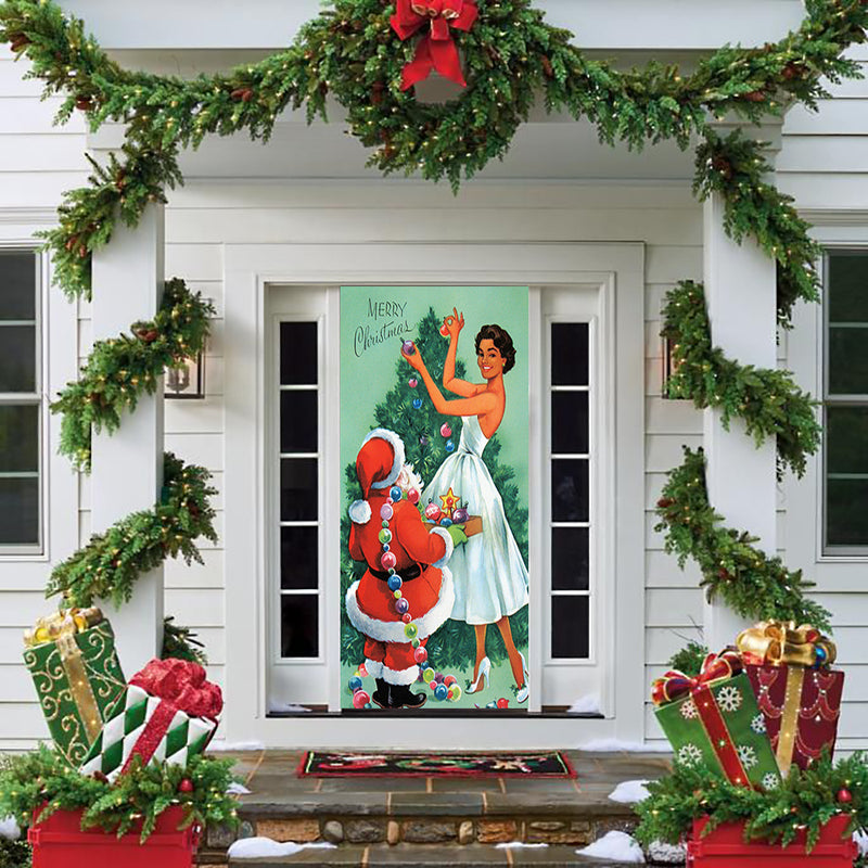 DoorFoto Door Cover Santa's Helper