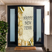 DoorFoto Door Cover New Year's Glitter