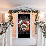 DoorFoto Door Cover Goat Carolers