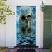 DoorFoto Door Cover Wolf Skull