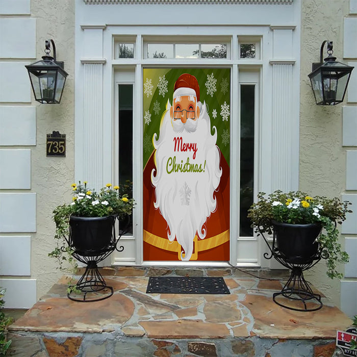 DoorFoto Door Cover Santa Claus Door