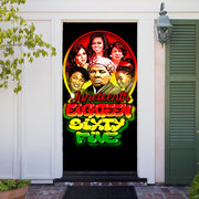 DoorFoto Door Cover Black Independence