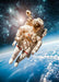 DoorFoto Door Cover Astronaut in Outer Space