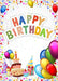 DoorFoto Door Cover Customizable - Happy Birthday Party