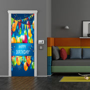DoorFoto Door Cover Happy Birthday with Balloons