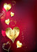 DoorFoto Door Cover Customizable - Golden Hearts