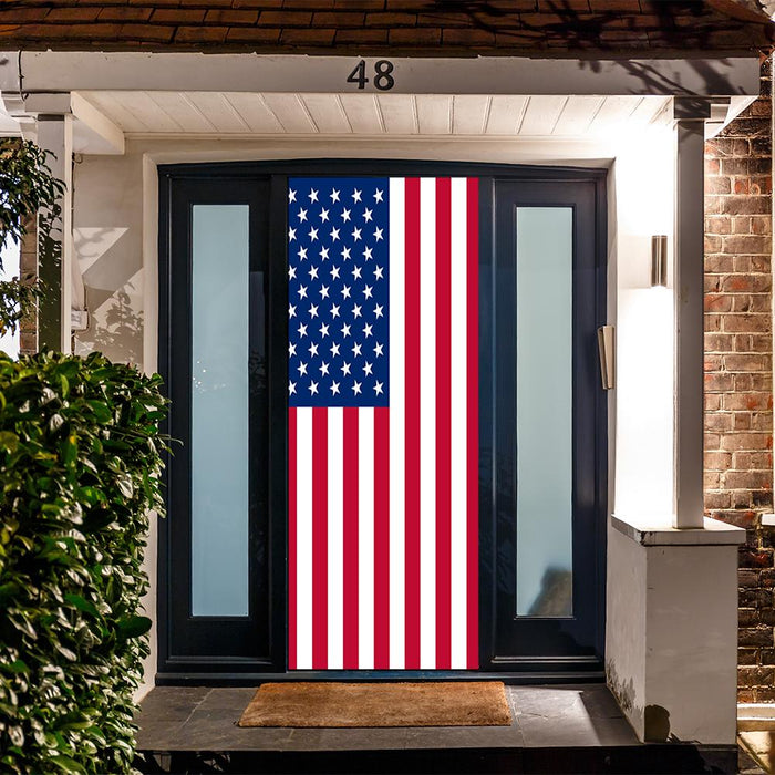DoorFoto Door Cover American Flag Door