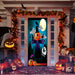 DoorFoto Door Cover Pumpkin Scarecrow