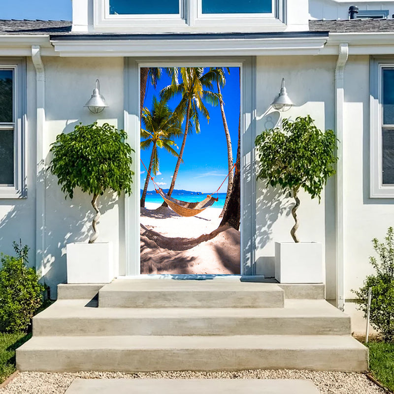 DoorFoto Door Cover Beach Scene