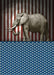 DoorFoto Door Cover Stars & Stripes Republican Elephant