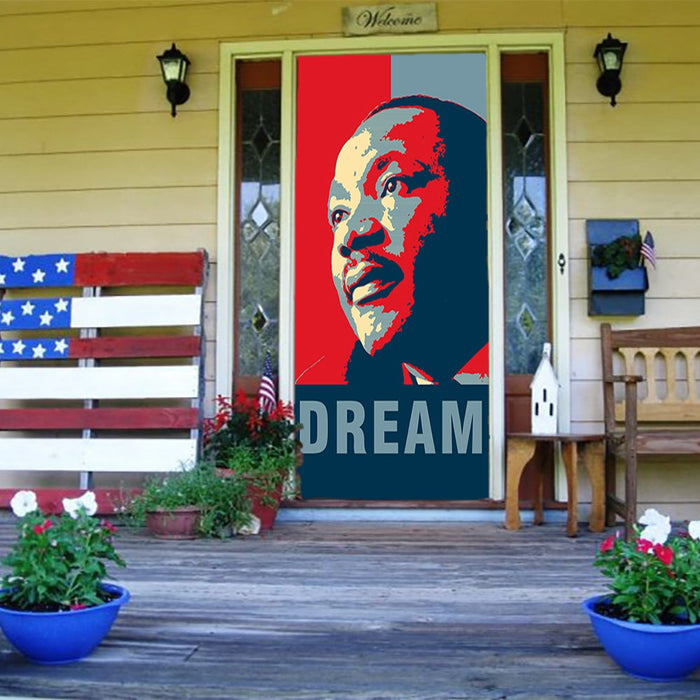 DoorFoto Door Cover MLK Dream