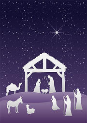 DoorFoto Door Cover Nativity Scene Door Hanger