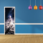 DoorFoto Door Cover Astronaut on the Moon