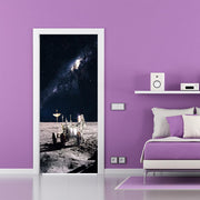 DoorFoto Door Cover Astronaut Banner