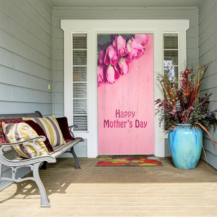 DoorFoto Door Cover Vintage Mother's Day