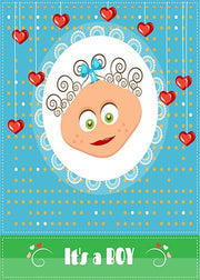 DoorFoto Door Cover Baby Face