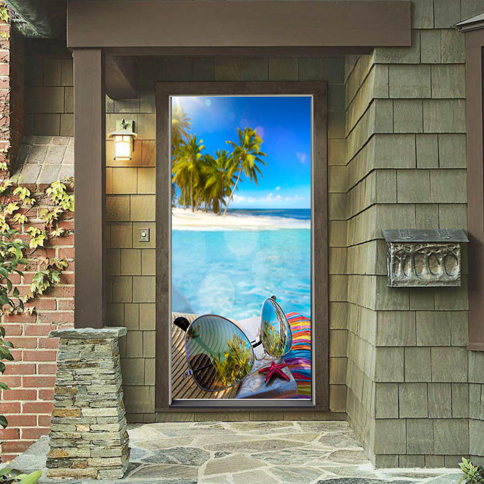 DoorFoto Door Cover Summer Door Cover