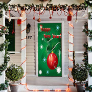 DoorFoto Door Cover Happy New Year Ornament
