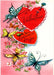 DoorFoto Door Cover Valentine Butterflies