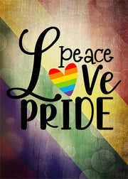 DoorFoto Door Cover Love Peace Pride