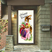 DoorFoto Door Cover Playful Bunny