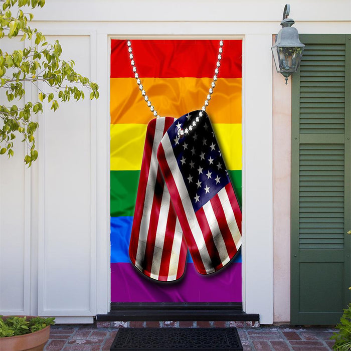 DoorFoto Door Cover All Pride Flags
