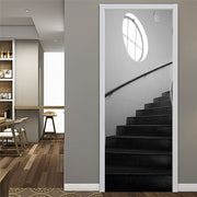 DoorFoto Door Cover Spiral Staircase