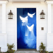 DoorFoto Door Cover Christian Cross