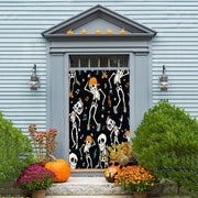DoorFoto Door Cover Dancing Skeletons