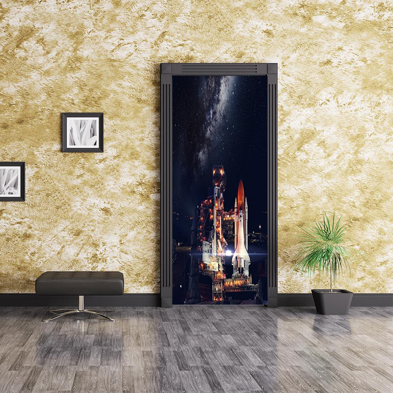 DoorFoto Door Cover Space Shuttle Mission