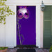 DoorFoto Door Cover Customizable - Mardi Gras Mask on a Purple Background