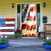 DoorFoto Door Cover Wavy Grunge American Flag
