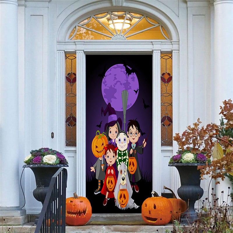DoorFoto Door Cover Halloween Kids