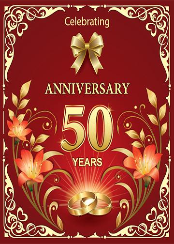 Celebrating 50 Years Door Cover From $49.99 USD - DoorFoto™