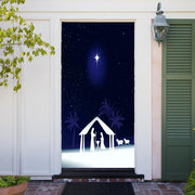 DoorFoto Door Cover Christmas Nativity Scene