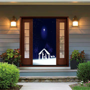 DoorFoto Door Cover Christmas Nativity Scene