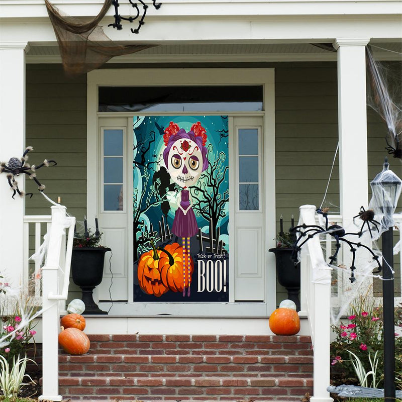 DoorFoto Door Cover Trick or Treat