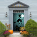 DoorFoto Door Cover Halloween Witch Door Decoration