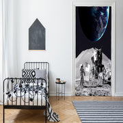 DoorFoto Door Cover Astronaut Decor