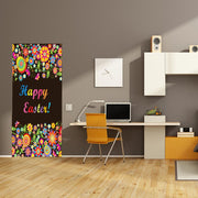 DoorFoto Door Cover Colorful Easter Door Decoration