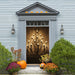 DoorFoto Door Cover Halloween Chandelier Decoration
