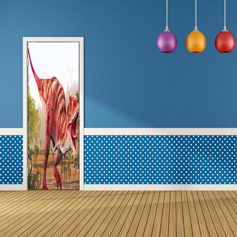 DoorFoto Door Cover Dinosaur Door Decor
